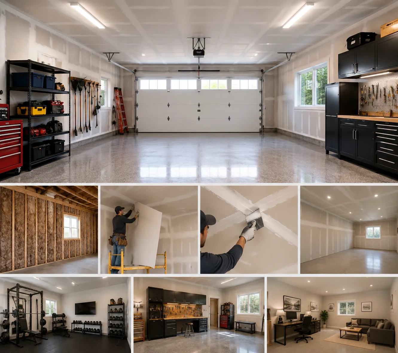 Finished Garage